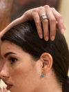 Swarovski Crystal Turquoise Earring - omani online