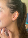 Shed a  Tear Drop Earrings with Opal - omani online