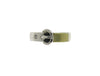 Funky Sterling Silver and Gold Ring-Belt Style