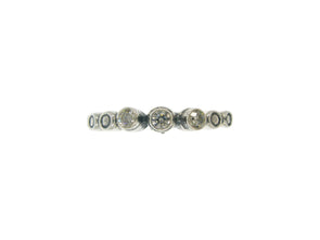 Dainty Minimalist Sterling Silver Ring with Cubic Zirconia