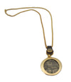 Golden Lace Long Necklace - omani online