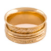 Golden Gate Spinning Ring In Gold Plated Sterling Silver - omani online