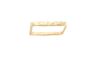 Gold Filled Square Stackable Ring - omani online