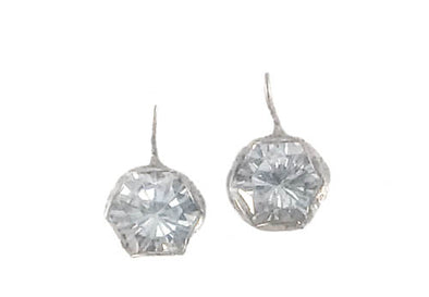 Sterling Silver Cubic Zirconia Earrings - omani online