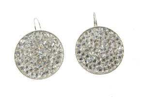 Swarovski Crystal Rock Earrings-Clear - omani online